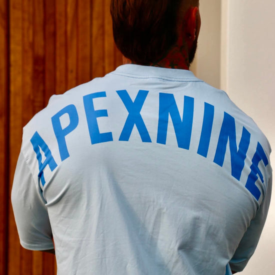 Sky blue oversize tee shirt APEXNINE