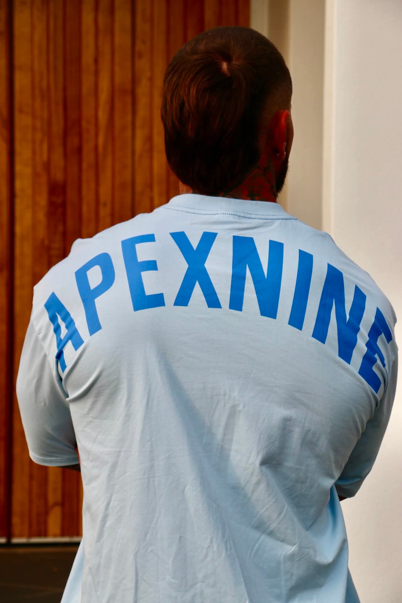 Sky blue oversize tee shirt APEXNINE