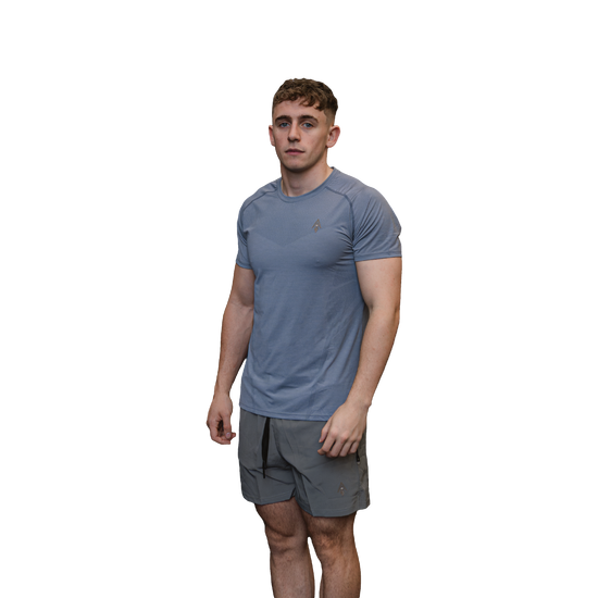 Men's elite performance tee grey