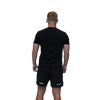 Men's cotton lifestyle tee black rear view