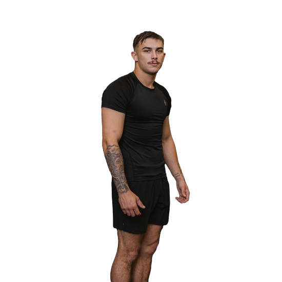 Men's ultra–Compression Tee black